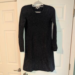 Madewell Merino Dress, Dark Grey, Size S